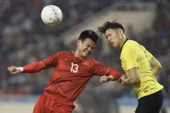 Tuyển Việt Nam thắng 3-0 trước Malaysia tại vòng bảng AFF Cup 2022 trên sân nhà Mỹ Đình. (Ảnh: PV/Vietnam+)
