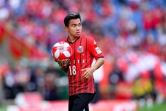 Tiền vệ Chanathip Songkrasin đang ngày một thành công ở Nhật Bản. (Ảnh: J1 League) 