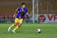 Đoàn Văn Hậu ghi bàn từ khoảng cách 35m, giúp Hà Nội FC vô địch Cúp Quốc gia 2022. (Ảnh: PV/Vietnam+) 