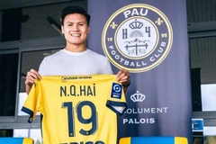 Quang Hải chính thức gia nhập Pau FC tại giải Ligue 2. (Ảnh: FBNV) 