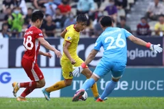 V-League 2022 sẽ khai mạc vào ngày 25/2 sắp tới. (Ảnh: PV/Vietnam+) 