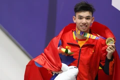 Nguyễn Huy Hoàng - Vận động viên tiêu biểu toàn quốc năm 2021. (Ảnh: PV/Vietnam+) 