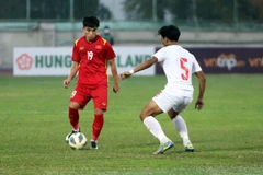 U23 Việt Nam tham dự giải giao hữu Dubai Cup 2022 nhằm chuẩn bị cho SEA Games 31. (Ảnh: VFF) 