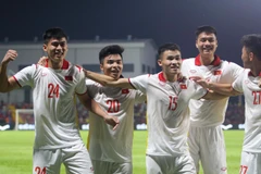 U23 Việt Nam dễ dàng đánh bại U23 Singapore với tỷ số đậm 7-0 ở trận mở màn giải U23 Đông Nam Á 2022. (Ảnh: VFF) 