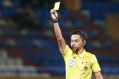 Trọng tài FIFA Ngô Duy Lân. (Ảnh: PV/Vietnam+) 