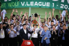 Khoảnh khắc nhà vô địch Hà Nội FC đăng quang tại V-League 2022