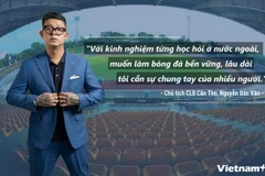 Tân Chủ tịch câu lạc bộ Cần Thơ, ông Nguyễn Đắc Văn. 