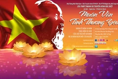 Chương trình Chính luận - Nghệ thuật "Muôn vàn tình thương yêu" được thực hiện tại 3 điểm cầu: Hà Nội, Nghệ An và TP.HCM. (Ảnh: BTC)