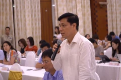 Thứ trưởng Bộ Giao thông vận tải Nguyễn Ngọc Đông cho biết, Bộ đã cung cấp thông tin và hiện trường thi công cơ bản đã xong phần xây lắp thiết bị đơn lẻ trên hệ thống. (Ảnh: Minh Hiếu/Vietnam+)