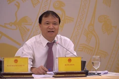 Trả lời tại buổi họp báo Chính phủ thường kỳ chiều tối nay (2/10), Thứ trưởng Bộ Công Thương Đỗ Thắng Hải đã bác bỏ thông tin Sabeco bán vốn cho doanh nghiệp Trung Quốc. (Ảnh: Minh Hiếu/Vietnam+)