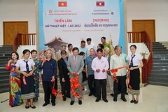 Ấn tượng với các tác phẩm tại Triển lãm Mỹ thuật Việt Nam-Lào 2022