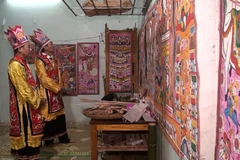 Tranh thờ - nét văn hóa độc đáo của người Dao quần chẹt Thanh Hóa