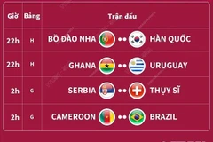 Lịch thi đấu và trực tiếp World Cup tối 2 và rạng sáng 3/12/2022