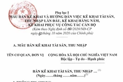 Thanh tra Chính phủ sẽ xác minh ngẫu nhiên tài sản 30 người có chức vụ