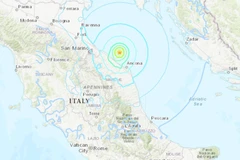 Động đất độ lớn 5,7 ngoài khơi làm rung chuyển miền Trung Italy