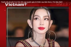 Tranh cãi chuyện hoa hậu kêu gọi quyên góp từ thiện sau bão Noru