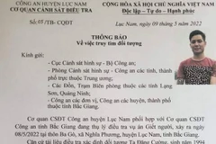 Bắc Giang: Truy bắt đối tượng gây án mạng tại quán ăn đêm