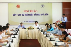 Tổ chức lấy ý kiến nhân dân đối với dự thảo Luật Đất đai (sửa đổi)