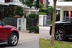 Người dân tại khu đô thị Gamuda hoang mang khi nhiều xe ôtô bị bẻ trộm hết gương hậu. (Ảnh: PV/Vietnam+)