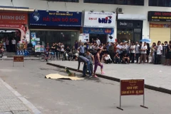 Hiện trường nơi xảy ra vụ việc. (Ảnh: PV/Vietnam+)