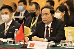 Phó Chủ tịch Thường trực Quốc hội Trần Thanh Mẫn tại phiên họp họp trù bị AIPA, chuẩn bị cho cuộc gặp các nhà lãnh đạo AIPA-ASEAN. (Ảnh: Huỳnh Thảo/TTXVN)