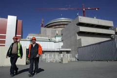 Quang cảnh nhà máy điện hạt nhân của Phần Lan trên đảo Olkiluoto. (Ảnh: AFP/TTXVN)