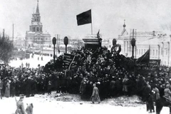 Không khí Cách mạng Tháng Mười ở Yekaterinburg (thành phố chính ở miền trung Nga, phía đông dãy núi Uran). (Ảnh: Tư liệu/TTXVN phát)