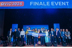 Các đội thi xuất sắc giành giải thưởng cuộc thi ở mùa 4 năm 2024. (Ảnh: QVIC 2024)