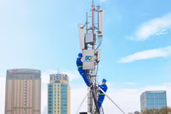 VinaPhone 5G đã có mặt tại nhiều tỉnh thành trên cả nước. (Ảnh: Minh Sơn/Vietnam+)