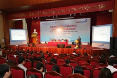 Toàn cảnh Đại hội đồng cổ đông VietinBank. (Ảnh: Trần Việt/TTXVN)