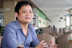 "VOV Giao thông và chương trình giao thông của VOH là hoàn toàn khác nhau," ông Vũ Minh Tuấn. (Ảnh: Trung Hiền/Vietnam+)