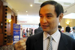 "Website ở Việt Nam có nguy cơ tiếp tục bị tấn công rất cao" - ông Vũ Quốc Khánh. (Ảnh: Trung Hiền/Vietnam+)