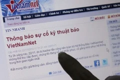 Trong năm 2011, hacker nhiều lấn khiến VietNamNet khốn đốn bằng phương thức tấn công từ chối dịch vụ. (Nguồn: Internet)