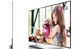 Tivi OLED của LG chỉ dày 4mm. (Ảnh: Internet)