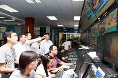 Cán bộ của VOV giao thông trực suốt ngày để phục vụ thính giả. (Ảnh: Internet)