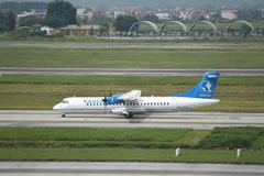 Vietnam Airlines mở thêm đường bay mới Hải Phòng-Điện Biên được khai thác bằng máy bay ATR72. (Ảnh: Hoàng Anh/Vietnam+)