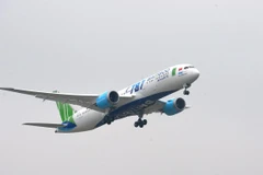 Máy bay của hãng hàng không Bamboo Airways. (Ảnh: CTV/Vietnam+)