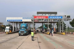 Trạm thu phí BOT Quảng Trị. (Ảnh: Nguyên Lý/TTXVN)