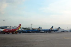 Máy bay của các hãng hàng không Việt Nam. (Ảnh: Việt Hùng/Vietnam+)