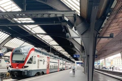 Đoàn tàu cao tốc tại một nước châu Âu. (Ảnh: CTV/Vietnam+)