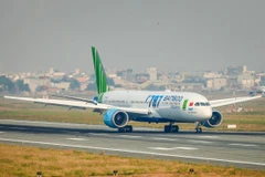 Bamboo Airways sẽ được phép thực hiện các chuyến bay thẳng tới Mỹ bằng máy bay thân rộng Boeing 787-9 Dreamliner. (Ảnh: CTV/Vietnam+)