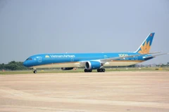 Máy bay của hãng hàng không Vietnam Airlines. (Ảnh: Việt Hùng/Vietnam+)