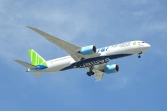 Sau đúng một năm cất cánh, lợi nhuận trước thuế của hãng hàng không Bamboo Airways đạt 303 tỷ đồng trong năm 2019 ước. (Ảnh: CTV/Vietnam+)