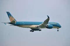 Hệ số sử dụng ghế bay của Vietnam Airlines chỉ mới lấp đầy 86%. (Ảnh: CTV/Vietnam+)