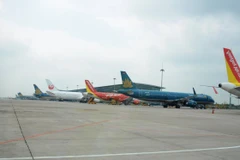 Các hãng hàng không đang nỗ lực mở lại đường bay quốc tế sau thời gian tạm dừng vì ảnh hưởng của dịch COVID-19. (Ảnh: Việt Hùng/Vietnam+)