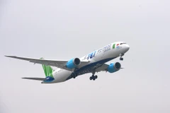 Dòng máy bay Boeing 787-9 sẽ được Bamboo Airways dự kiến khai thác đường bay thẳng Hà Nội-Melbourne vào đầu năm 2021. (Ảnh: CTV/Vietnam+)