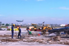 Cảng Hàng không quốc tế Cát Bi sắp được nâng cấp dự án mở rộng sân đỗ máy bay. (Ảnh: Hồng Phương/Vietnam+)