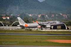 Hãng hàng không Pacific Airlines chính thức chuyển đổi hệ thống đặt chỗ, bán vé và làm thủ tục mới. (Ảnh: Hoàng Anh/Vietnam+)