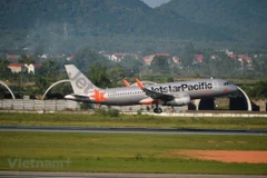 Hãng hàng không Pacific Airlines chính thức chuyển đổi hệ thống đặt chỗ, bán vé và làm thủ tục mới. (Ảnh: Hoàng Anh/Vietnam+)