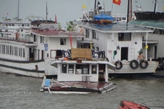 Lại một tàu chở khách tham quan Vịnh Hạ Long bị sóng đánh chìm